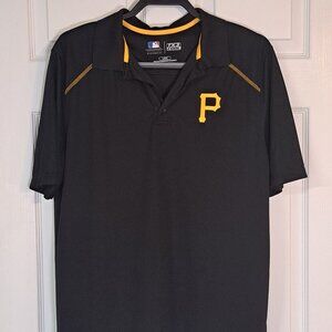 Pittsburgh Pirates Men's Black Polo Shirt